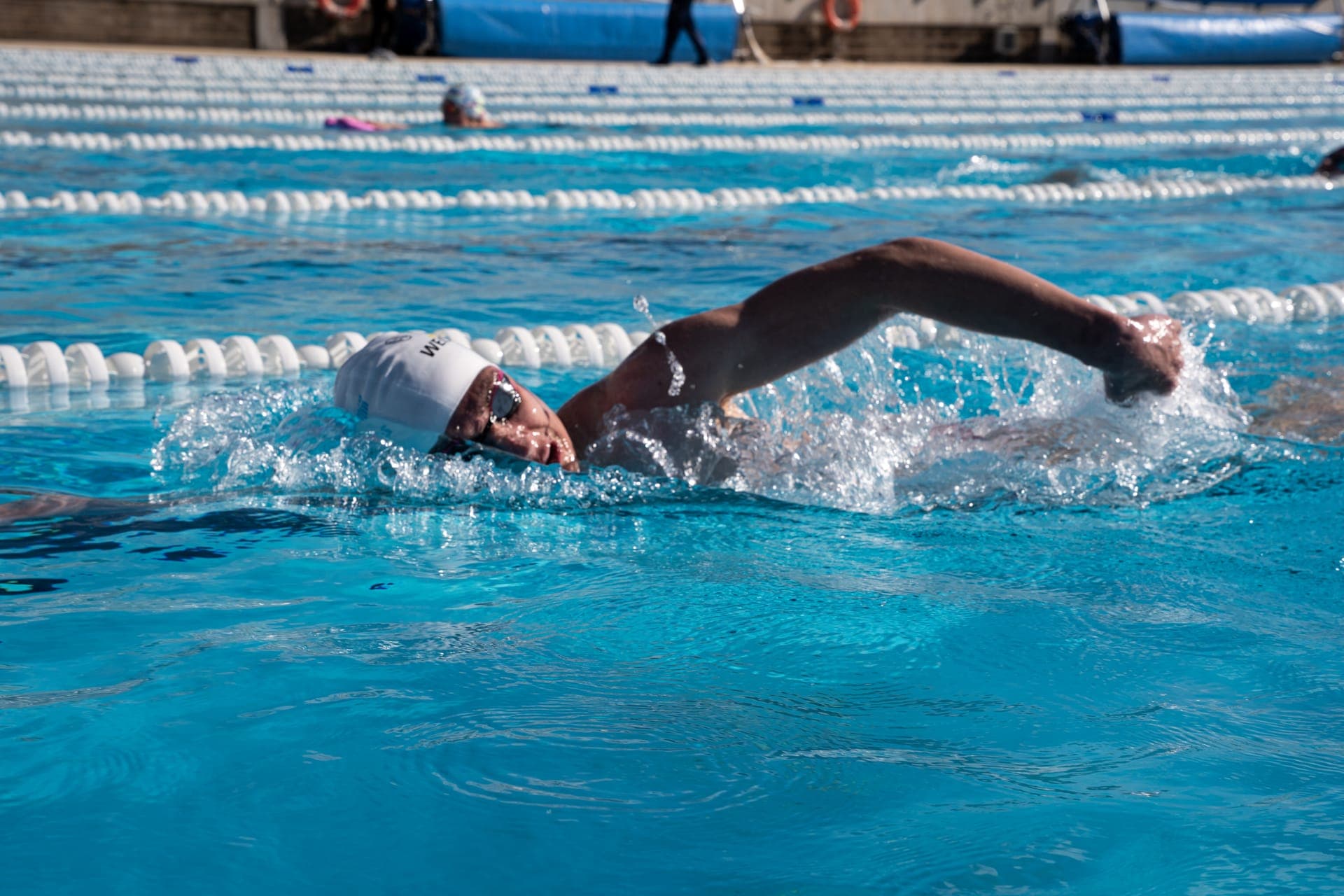 Swimming training on the Costa Daurada